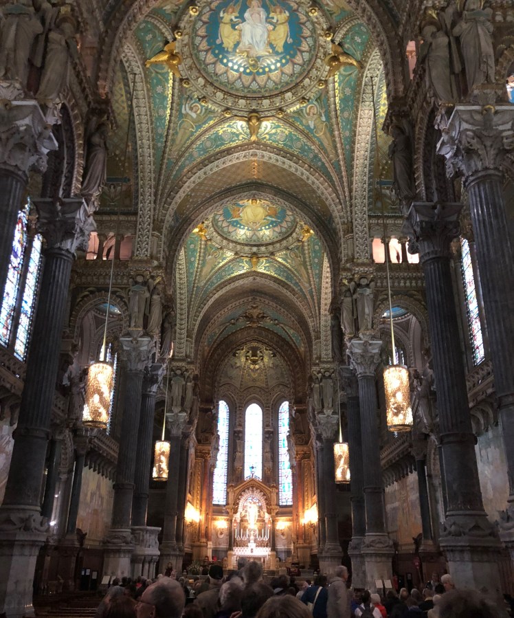Lyon inside the basilica