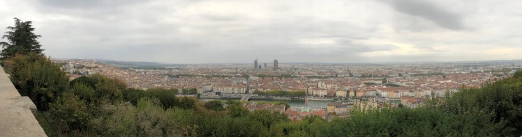 Lyon view from Basilica