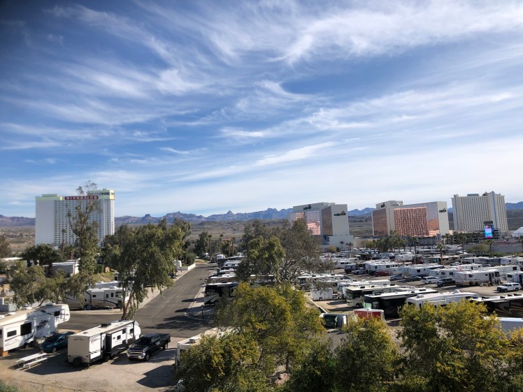 motorhomes at Riverside in Laughlin